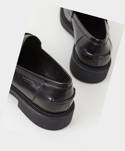 Férfi Vagabond Alex M Loafer Cipő Fekete | PWHFT-6513
