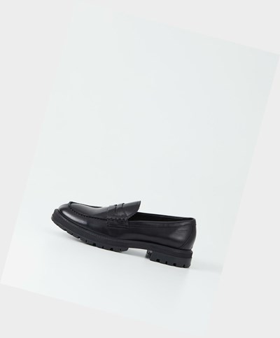 Férfi Vagabond Johnny Loafer Cipő Fekete | EYTRA-2986