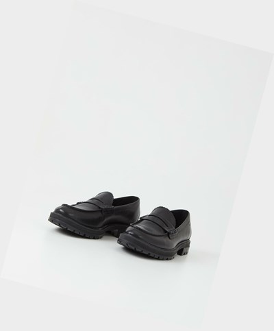 Férfi Vagabond Johnny Loafer Cipő Fekete | GXIFL-0821