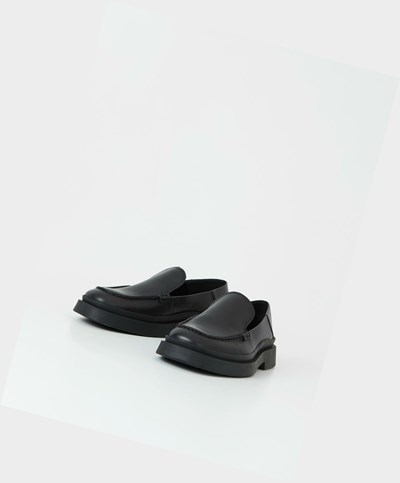 Férfi Vagabond Mike Loafer Cipő Fekete | QIEYT-6135