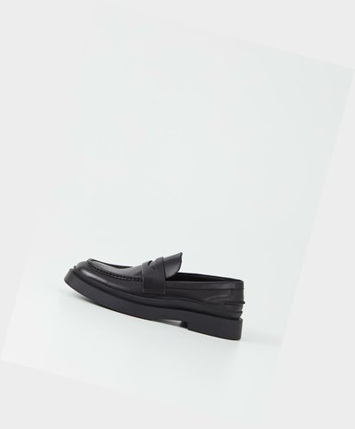 Férfi Vagabond Mike Loafer Cipő Fekete | YHWTF-9621