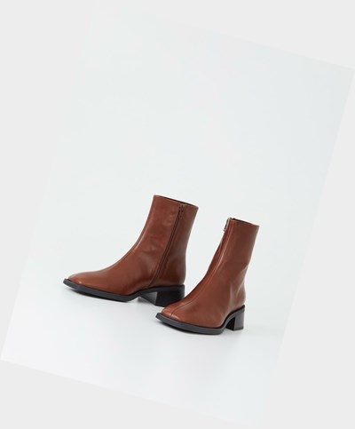 Női Vagabond Blanca Bokacsizma Barna | SIHCO-8901