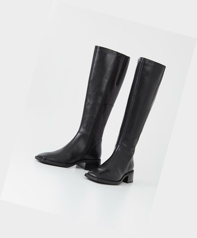 Női Vagabond Blanca Hosszú Szárú Csizma Fekete | BXNEM-7630
