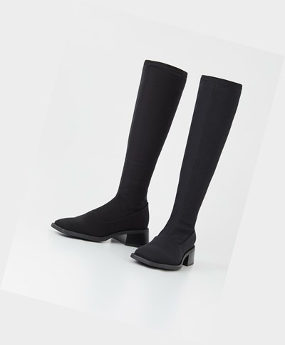 Női Vagabond Blanca Hosszú Szárú Csizma Fekete | VGTLZ-2784