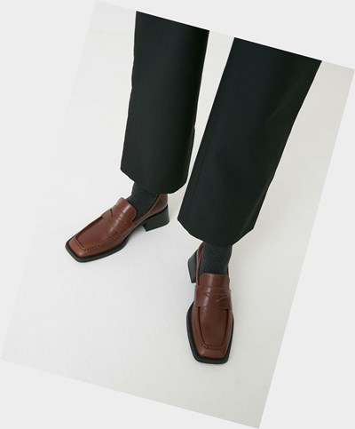 Női Vagabond Blanca Loafer Cipő Barna | ISDGQ-9083
