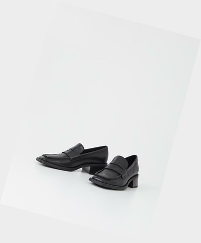 Női Vagabond Blanca Loafer Cipő Fekete | XGKJW-4780