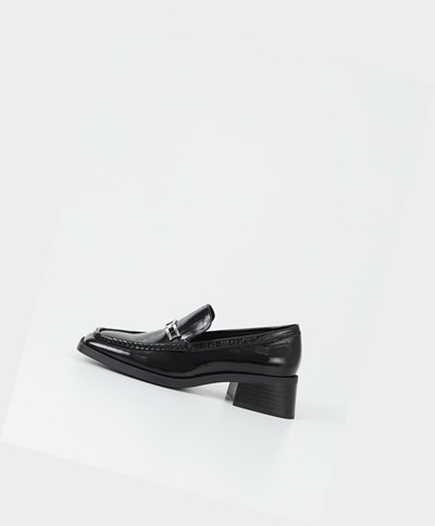 Női Vagabond Blanca Loafer Cipő Fekete | XVJST-7024