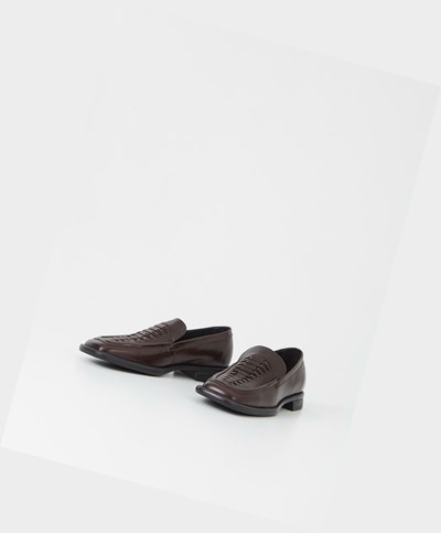 Női Vagabond Brittie Loafer Cipő Sötétbarna | FHWNI-1648