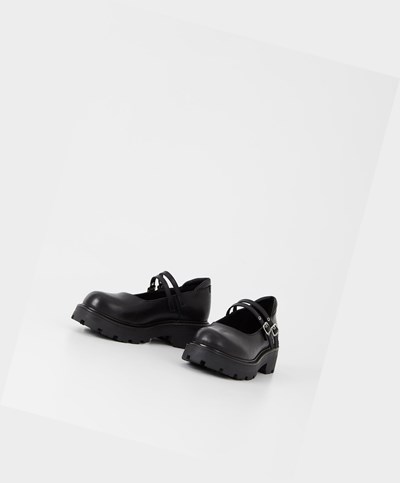 Női Vagabond Cosmo 2.0 Mary Janes Shoes Fekete | OZVQI-4658