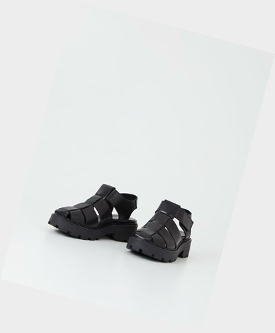 Női Vagabond Cosmo 2.0 Platform Szandál Fekete | OGNZU-1892