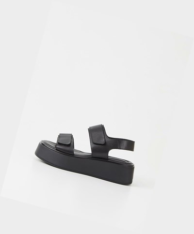 Női Vagabond Courtney Platform Szandál Fekete | DBWKY-7948