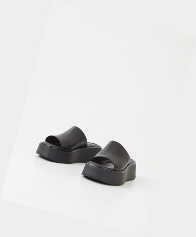 Női Vagabond Courtney Platform Szandál Fekete | LIWZD-3862
