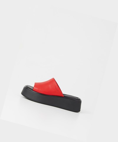 Női Vagabond Courtney Platform Szandál Piros | ZNHVY-8163