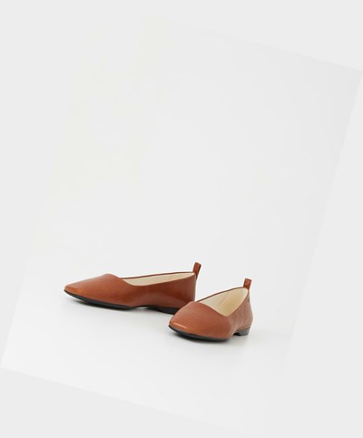 Női Vagabond Delia Balerina Cipő Barna | JBVMF-0781