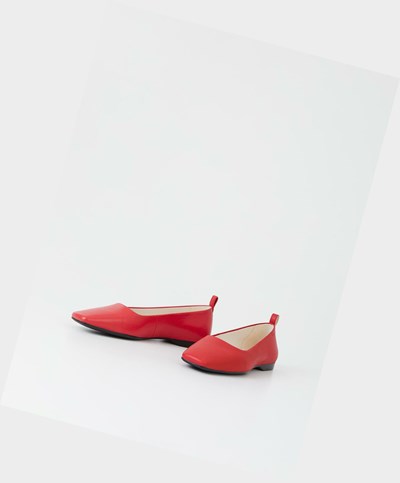 Női Vagabond Delia Balerina Cipő Piros | VYCXQ-5608