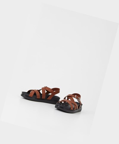 Női Vagabond Erin Platform Szandál Barna | FMWRB-8314