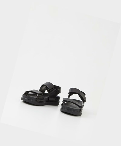 Női Vagabond Erin Platform Szandál Fekete | LHKOY-8453