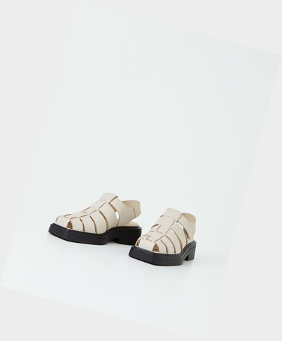 Női Vagabond Eyra Platform Szandál Fehér | TMJAW-0173