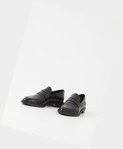 Női Vagabond Frances Loafer Cipő Fekete | YXOBN-9687