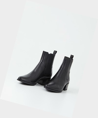 Női Vagabond Marja Chelsea Csizma Fekete | CLAIX-4318