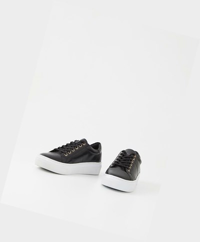 Női Vagabond Zoe Platform Sportcipő Fekete | GCADS-7014